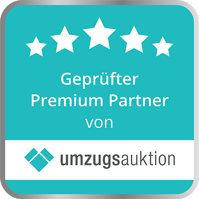 Auszeichnung: Geprüfter Premium-Partner von Umzugsauktion